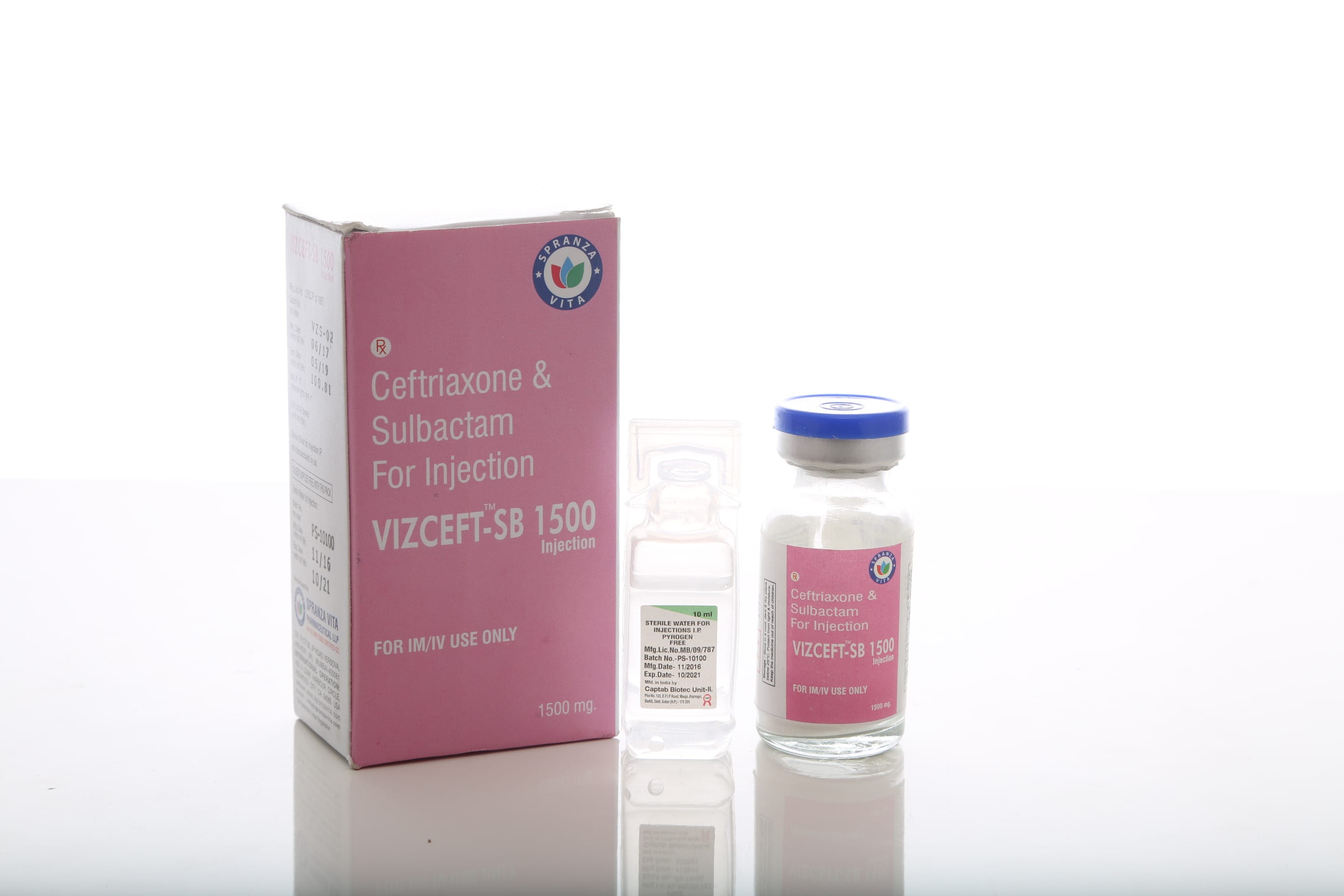 VIZCEFT-SB-1500 INJ